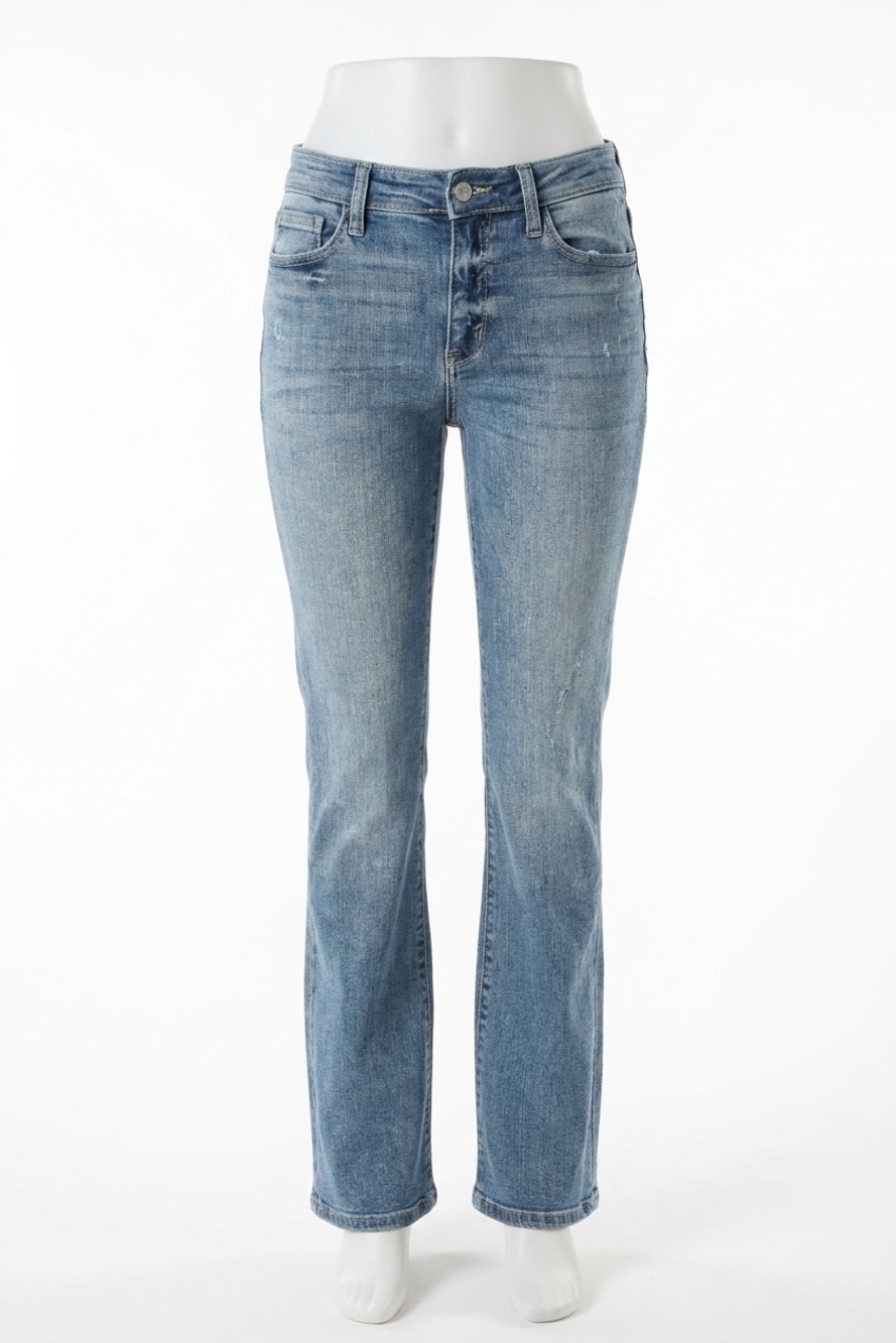 NEW JUDY BLUE maci mid rise bootcut jeans in blue